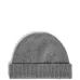 кашемировая шапка бини в рубчик