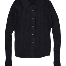 Кардиган в рубчик