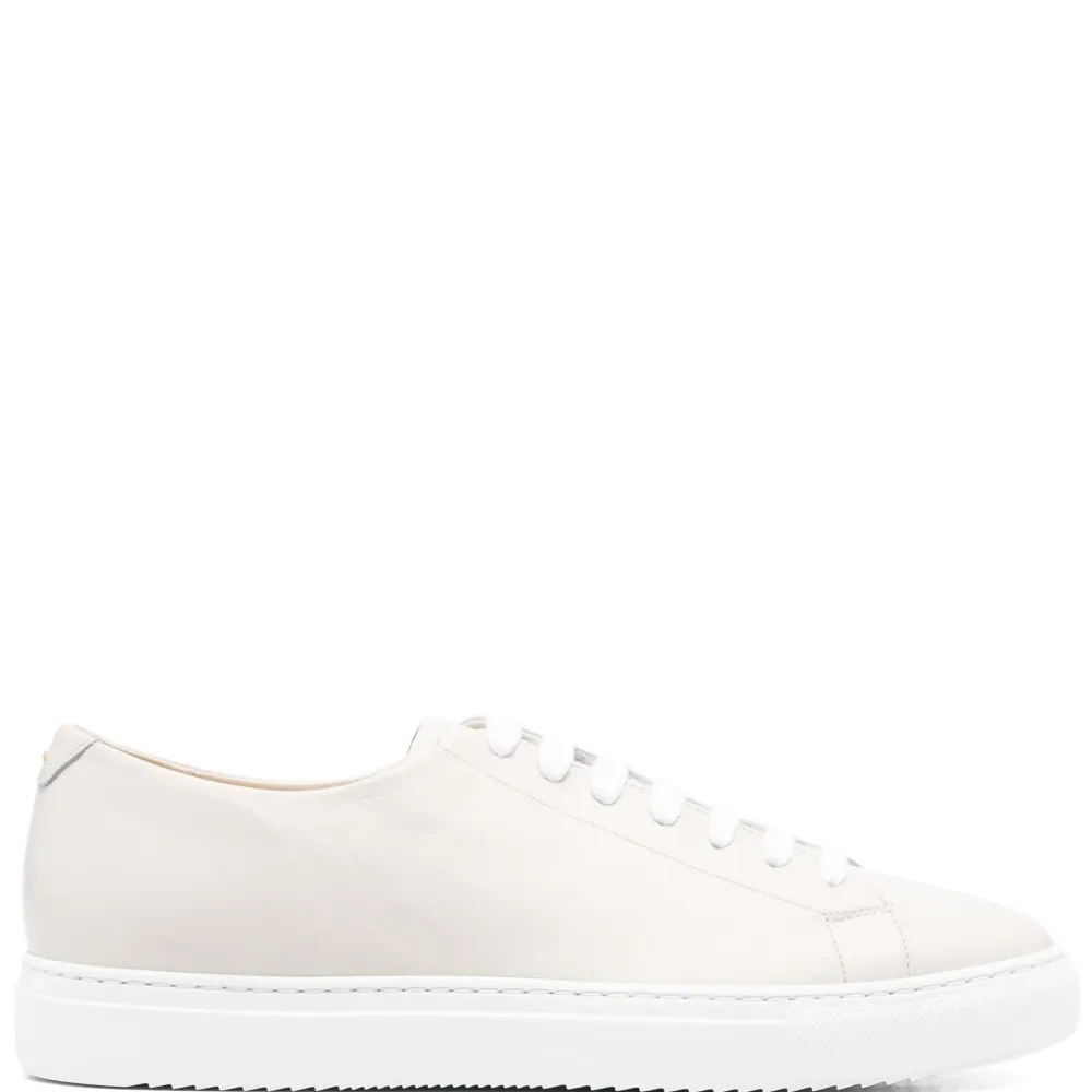 Кожаные кроссовки