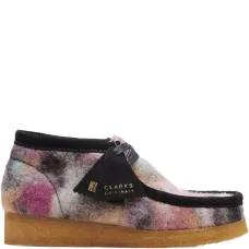 Ботинки Wallabee Black Wool Comb