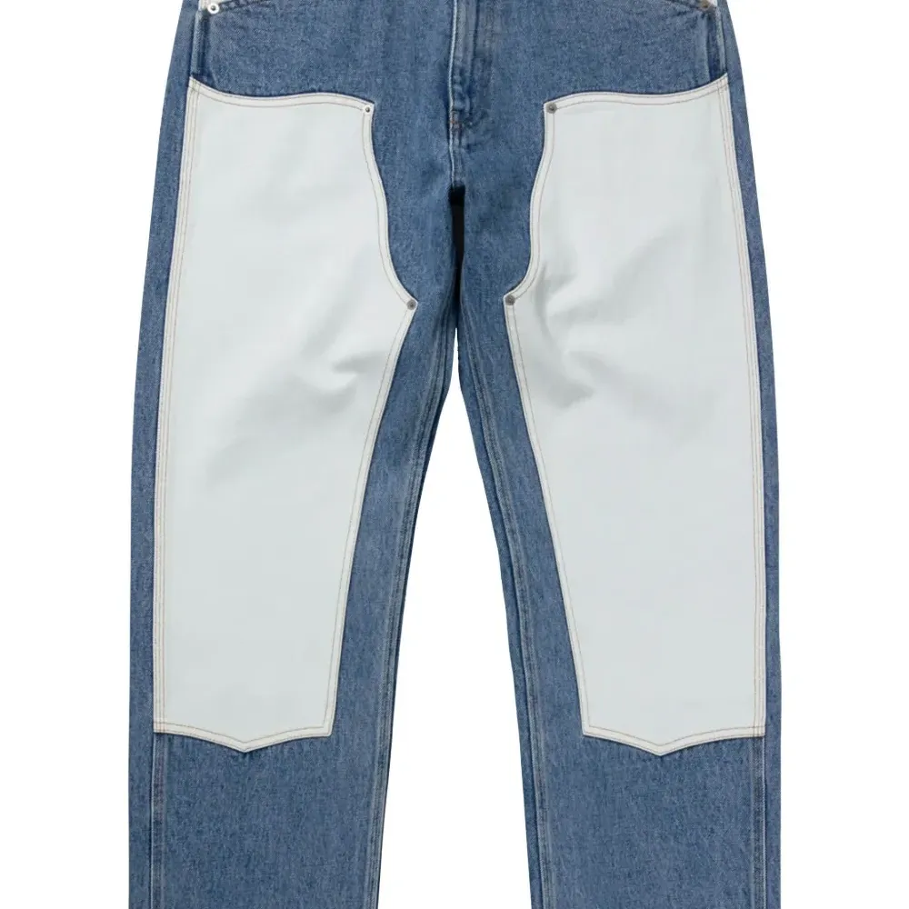 Джинсы в двух тонах