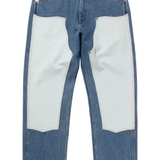Джинсы в двух тонах