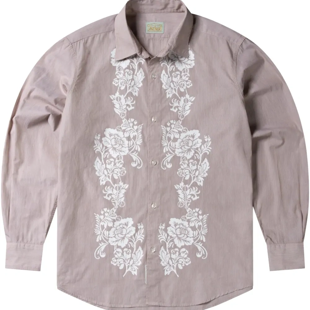 Рубашка с цветочным принтом