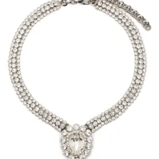 Колье с кристаллами