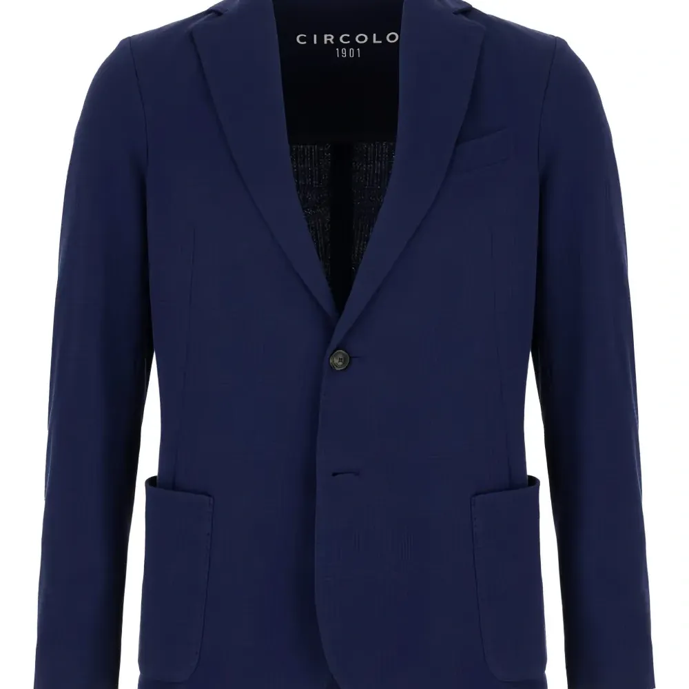 пиджак с накладным карманом