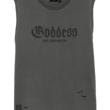 Топ с графичным принтом