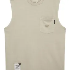 Футболка без рукавов с карманом