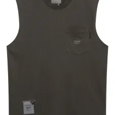 Футболка без рукавов с карманом