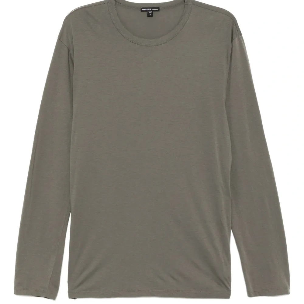 Футболка из джерси с круглым вырезом