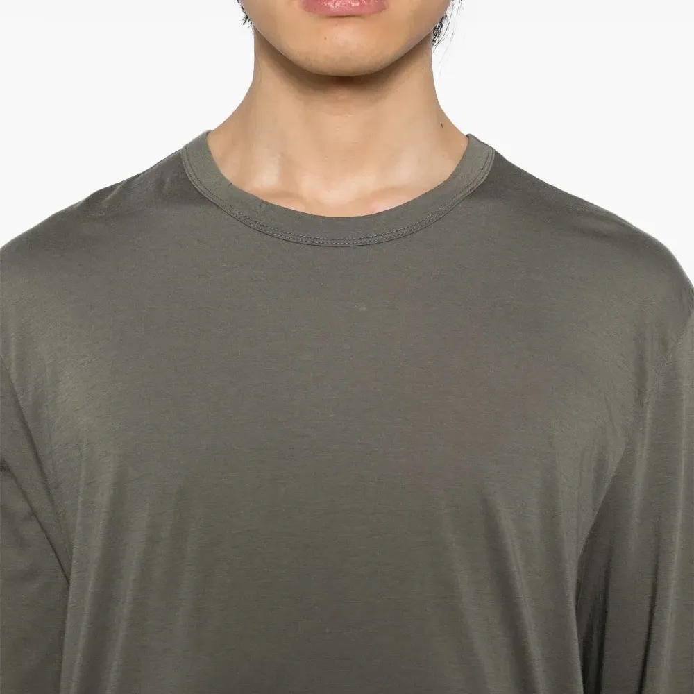 Футболка из джерси с круглым вырезом