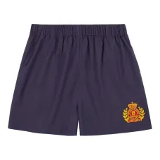 Шорты с вышитым логотипом