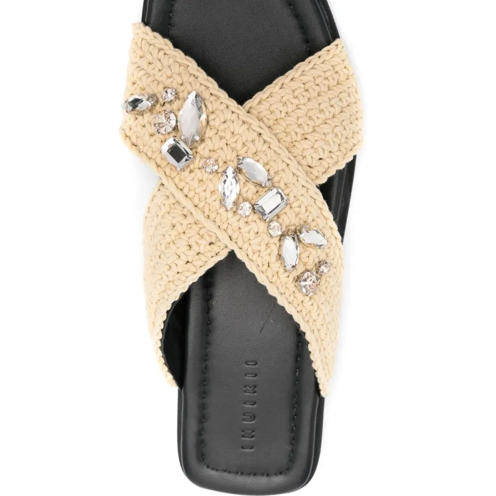 Шлепанцы с перекрестными ремешками Шлепанцы с перекрестными ремешками