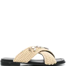 Шлепанцы с перекрестными ремешками Шлепанцы с перекрестными ремешками