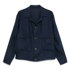 Льняная куртка-рубашка Льняная куртка-рубашка