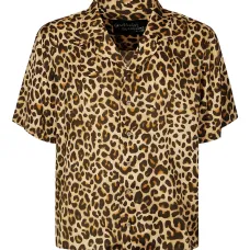 Рубашка с леопардовым принтом