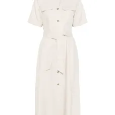 Платье миди с поясом Платье миди с поясом