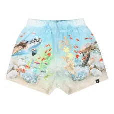 плавки-шорты с графичным принтом