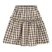 Юбка в клетку гингем