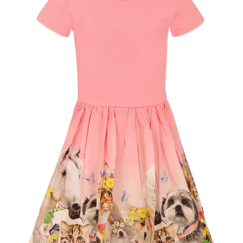 Платье мини с графичным принтом