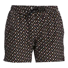 Плавки-шорты с жаккардовым логотипом