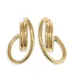 позолоченные серьги-кольца