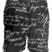 Шорты с текстовым принтом