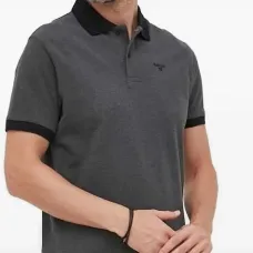 Рубашка поло с контрастным воротником