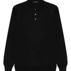 Рубашка поло тонкой вязки Рубашка поло тонкой вязки