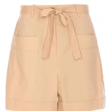 Шорты в стиле милитари с поясом