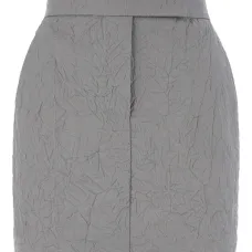 шерстяная юбка мини