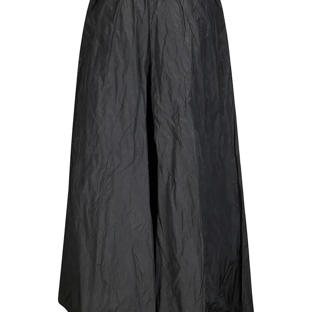 Брюки палаццо с жатым эффектом