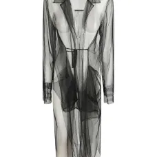 Пальто из тюля