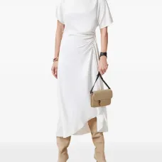 Платье Rosie с высоким воротником и сборками Платье Rosie с высоким воротником и сборками