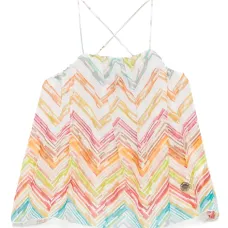 блузка с узором зигзаг