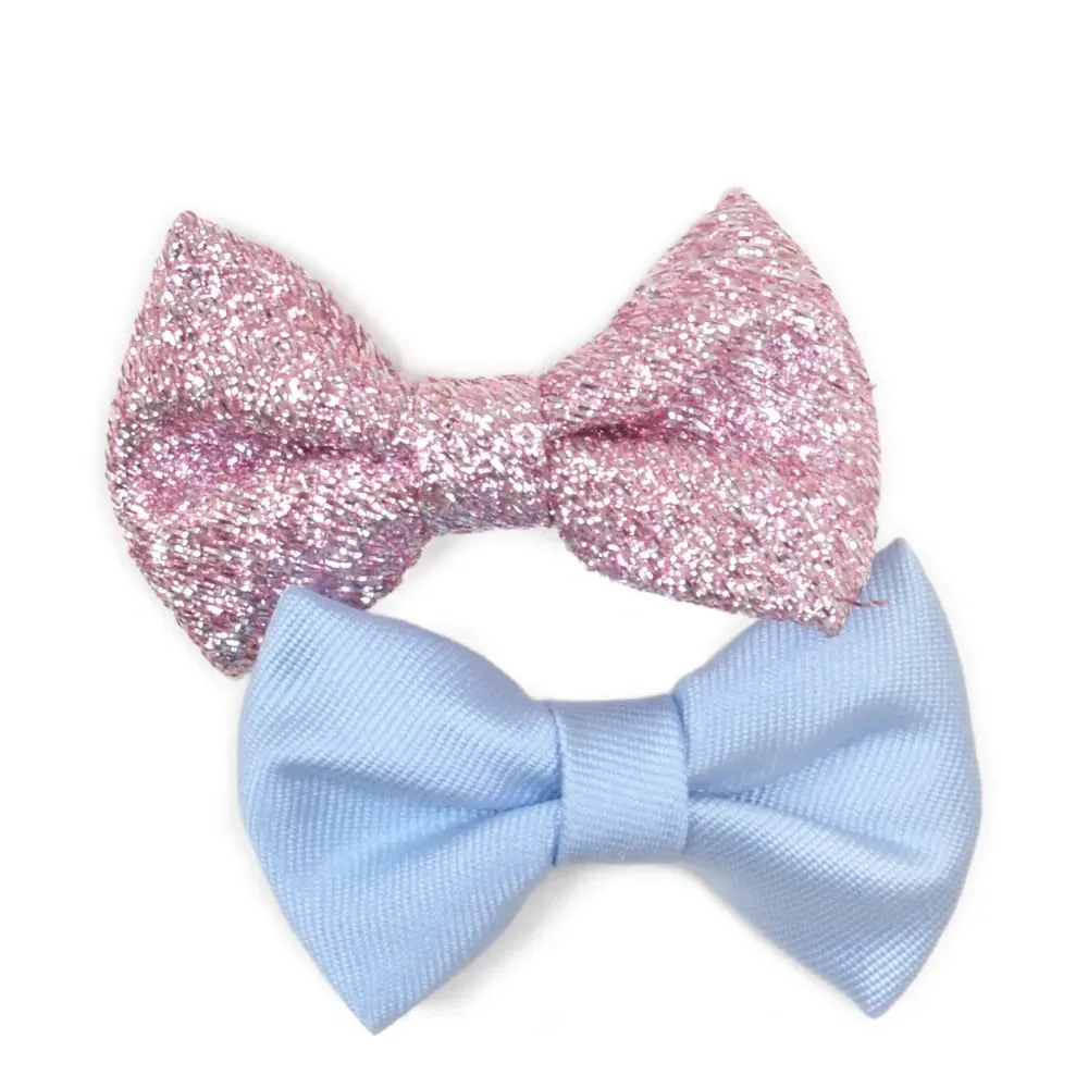 Комплект из двух заколок для волос с бантом