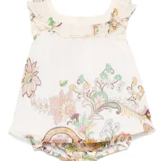 Платье с цветочным принтом