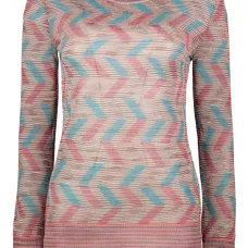 Джемпер с узором зигзаг