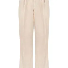 Льняные брюки со складками