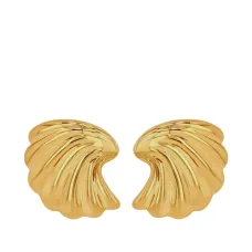 серьги Curved Shell