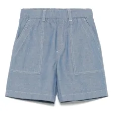 Шорты из ткани шамбре Шорты из ткани шамбре