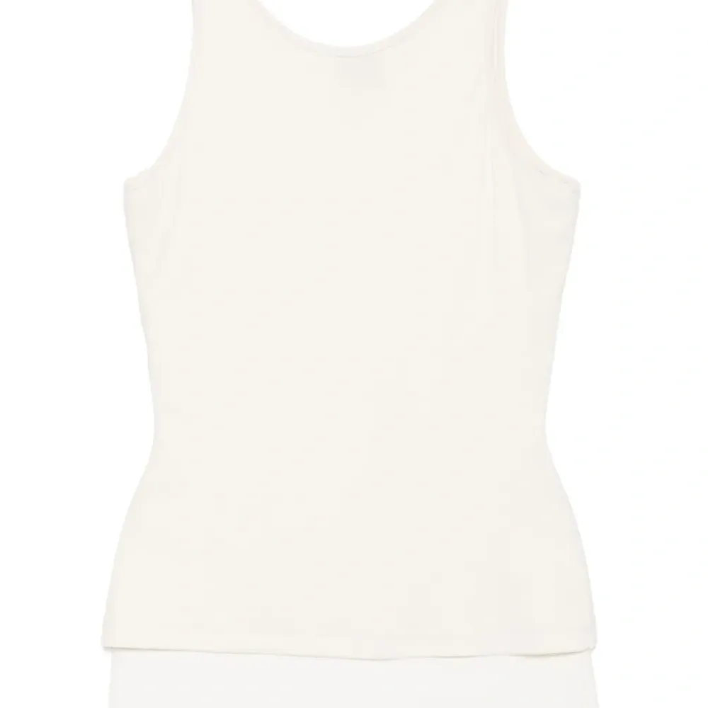 Двухслойный топ без рукавов