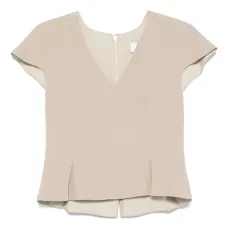 Топ с V-образным вырезом