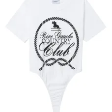 Футболка-боди с круглым вырезом