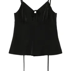 Топ на бретелях с завязками