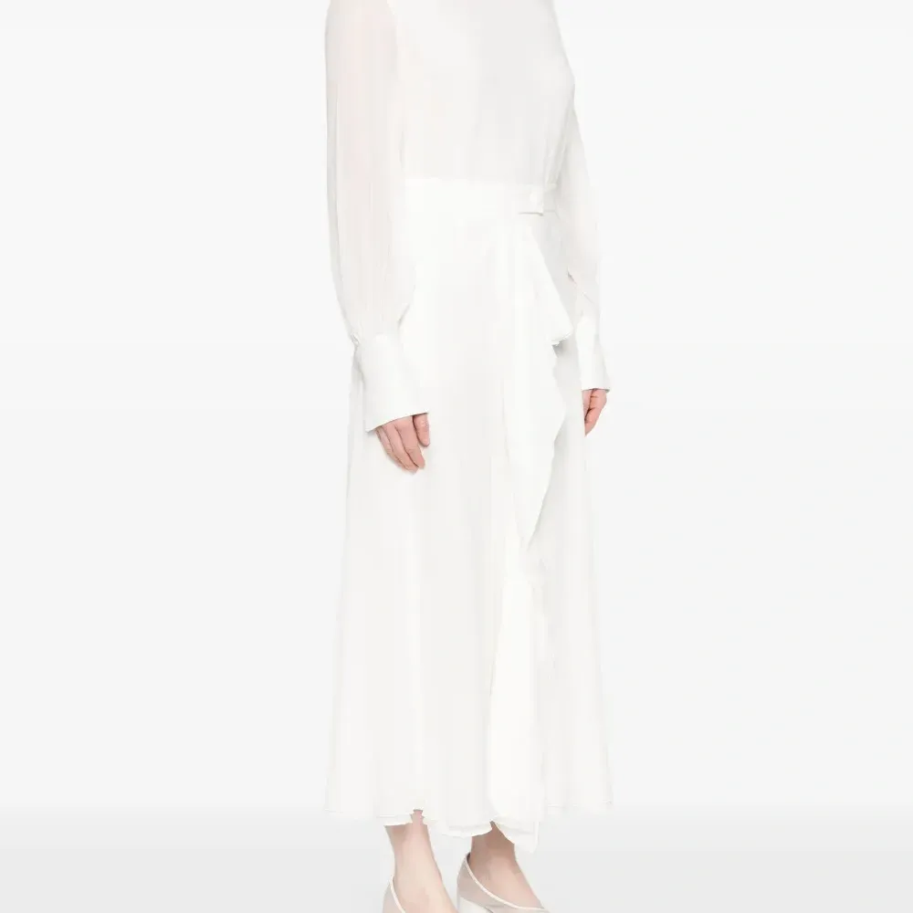 Драпированная юбка миди