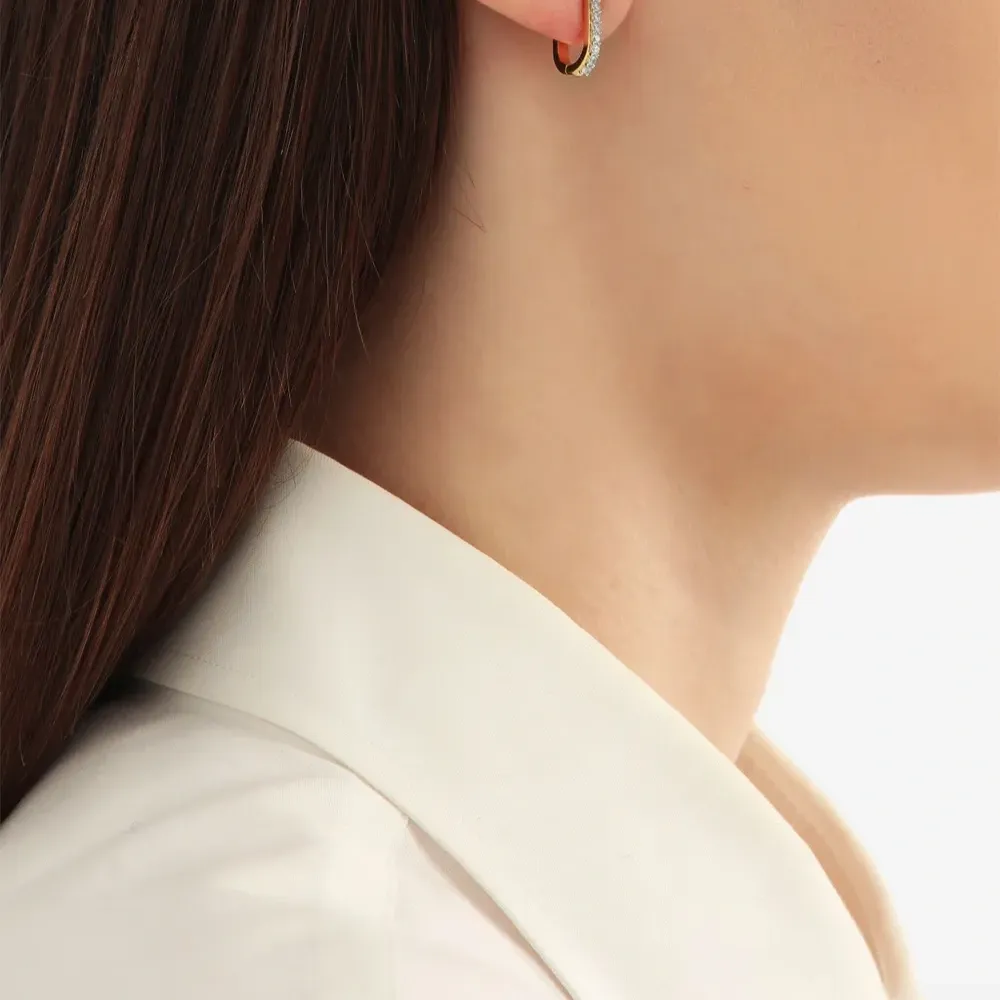 Серьги с кристаллами