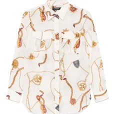 Рубашка с принтом