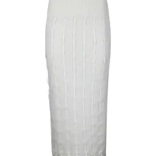 юбка миди в рубчик