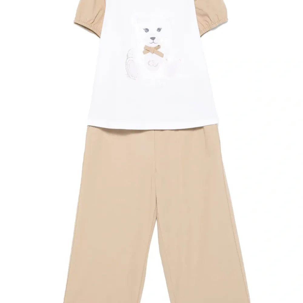 Комплект из топа и брюк с принтом Teddy Bear Комплект из топа и брюк с принтом Teddy Bear