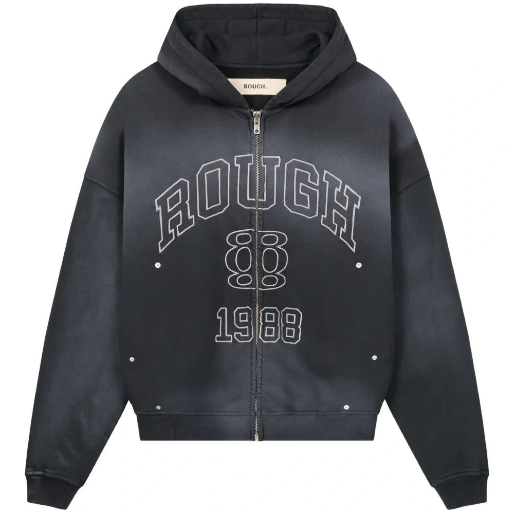 Худи на молнии с графичным принтом